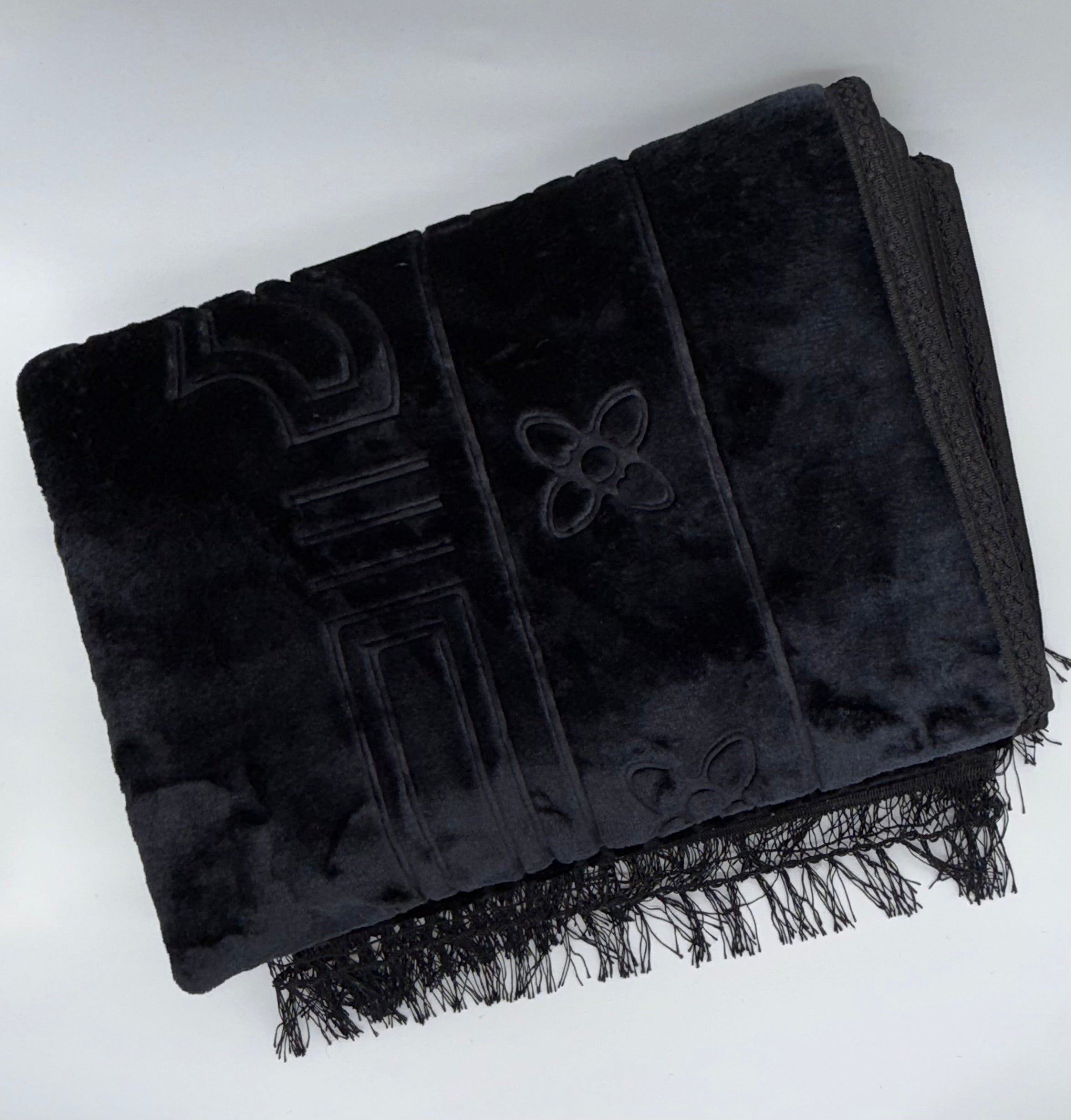 Gebetsteppich – Schwarz (80×120 cm)