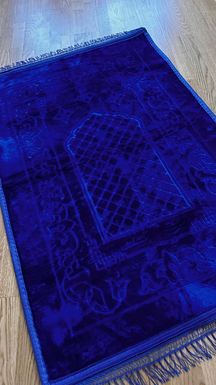 Gebetsteppich – Royalblau (80×120 cm)
